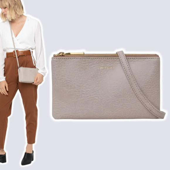 MATT & NATT Handbags - MATT & NATT Triplet Vegan Crossbody Purse Serene